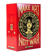 Load image into Gallery viewer, SHEPARD FAIREY x Be@rbrick &#39;Make Art Not War&#39; (2023) Designer Art Figure Set - Signari Gallery 