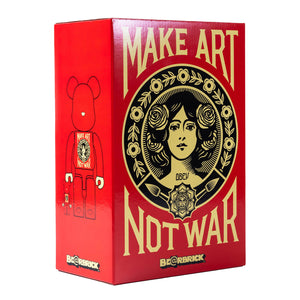 SHEPARD FAIREY x Be@rbrick 'Make Art Not War' (2023) Designer Art Figure Set - Signari Gallery 
