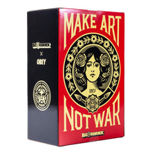 Load image into Gallery viewer, SHEPARD FAIREY x Be@rbrick &#39;Make Art Not War&#39; (2023) Designer Art Figure Set - Signari Gallery 
