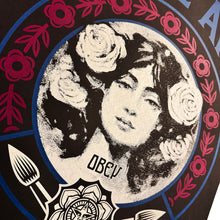 Load image into Gallery viewer, SHEPARD FAIREY x ALFREDO GONZALEZ &#39;Make Art Not War (Painting)&#39; (2025) Custom Framed Screen Print (black)