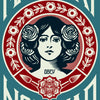 SHEPARD FAIREY 'Make Art Not War' (2026) Offset Lithograph Print (blue)