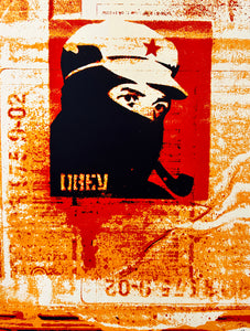SHEPARD FAIREY 'Marcos Stencil' (2003) Rare Screen Print - Signari Gallery 