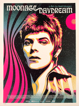Load image into Gallery viewer, SHEPARD FAIREY x Mondo 'Moonage Daydream (David Bowie)' (2023) Movie Poster Screen Print - Signari Gallery 