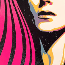 Load image into Gallery viewer, SHEPARD FAIREY x Mondo 'Moonage Daydream (David Bowie)' (2023) Movie Poster Screen Print - Signari Gallery 