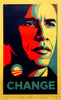 SHEPARD FAIREY 'Obama: Change' (2008) Rare Original Lithograph Print