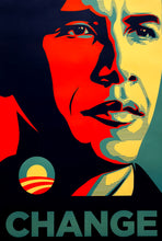 Load image into Gallery viewer, SHEPARD FAIREY &#39;Obama: Change&#39; (2008) Rare Original Lithograph Print