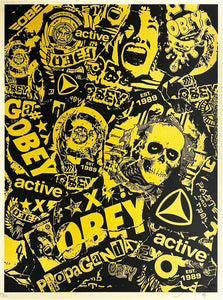 SHEPARD FAIREY 'Obey: Active' Rare Screen Print - Signari Gallery 