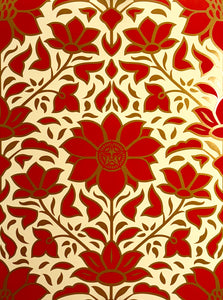 SHEPARD FAIREY 'Obey Deco Floral Pattern' (2024) Screen Print Set - Signari Gallery 