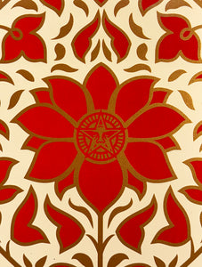 SHEPARD FAIREY 'Obey Deco Floral Pattern' (2024) Screen Print Set - Signari Gallery 