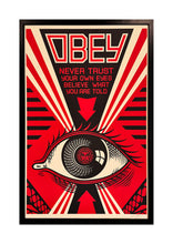 Load image into Gallery viewer, SHEPARD FAIREY &#39;Obey Eye&#39; (2011) RARE Framed Offset Lithograph