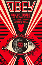 Load image into Gallery viewer, SHEPARD FAIREY &#39;Obey Eye&#39; (2011) RARE Framed Offset Lithograph