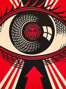 SHEPARD FAIREY 'Obey Eye' (2011) RARE Framed Offset Lithograph