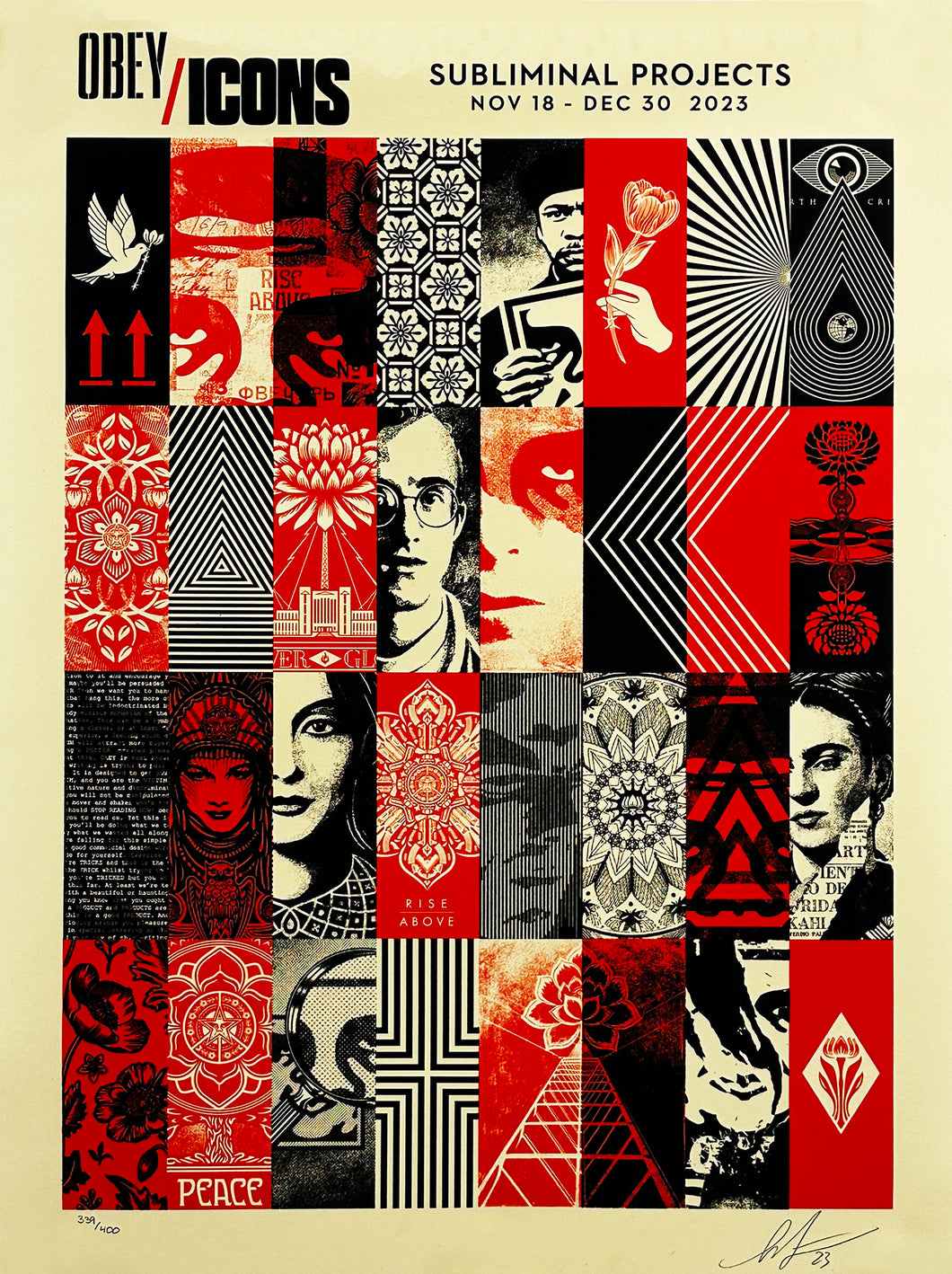SHEPARD FAIREY 'Obey/Icons' (2023) Screen Print | Signari Gallery