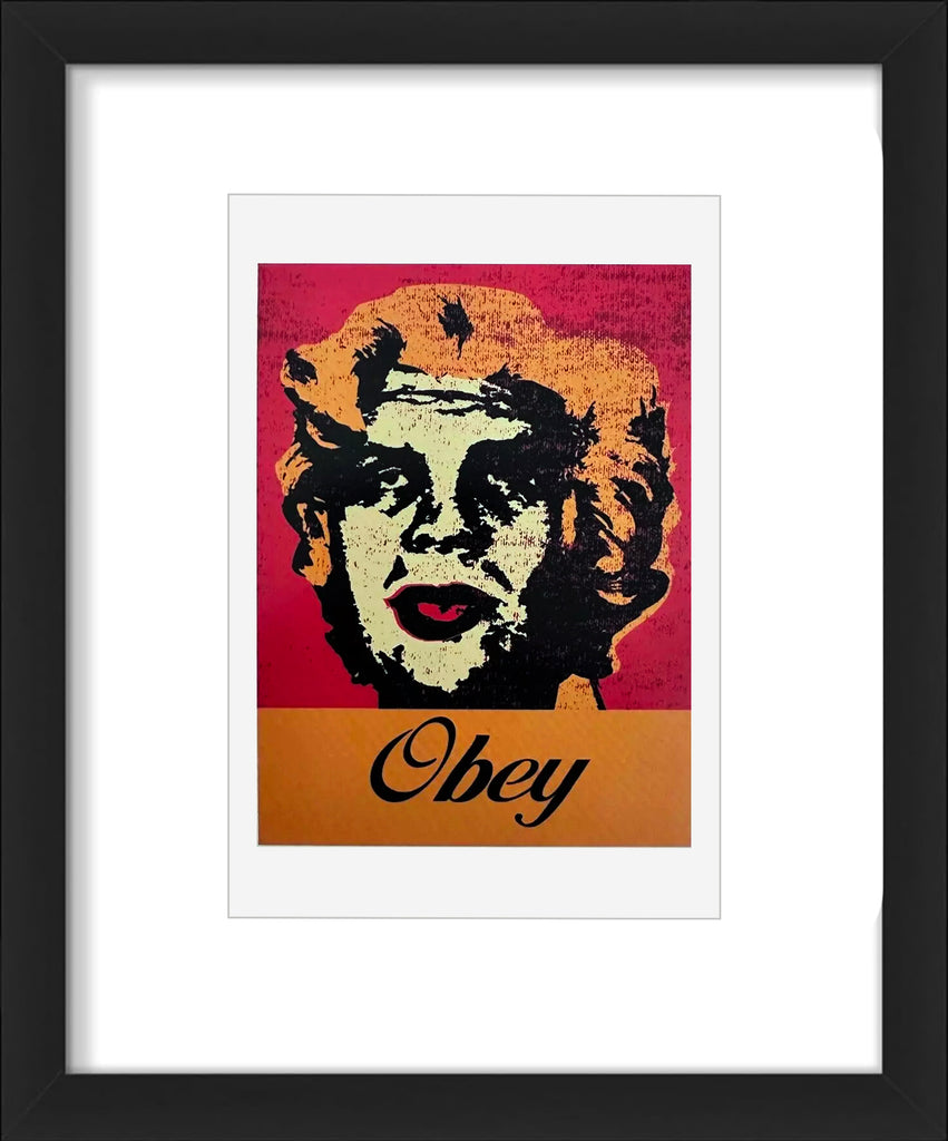 SHEPARD FAIREY 'Obey Marilyn' (2007) RARE Original Framed Show Card