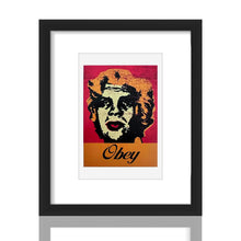 Load image into Gallery viewer, SHEPARD FAIREY &#39;Obey Marilyn&#39; (2007) RARE Original Framed Show Card