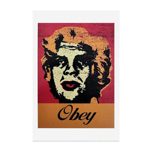 SHEPARD FAIREY 'Obey Marilyn' (2007) RARE Original Framed Show Card