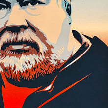 Load image into Gallery viewer, SHEPARD FAIREY &#39;Paul Watson: Sea Shepherd&#39; (2009) RARE Screen Print (lt. blue)