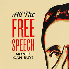 Load image into Gallery viewer, SHEPARD FAIREY 'Pay Up Or Shut Up' (2015) Rare Screen Print