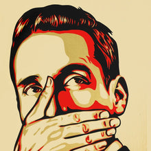 Load image into Gallery viewer, SHEPARD FAIREY 'Pay Up Or Shut Up' (2015) Rare Screen Print