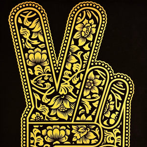 SHEPARD FAIREY 'Peace Fingers (Gun Violence)' (2019) Screen Print (#491)