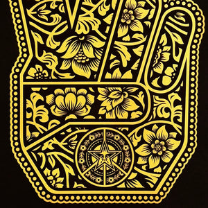 SHEPARD FAIREY 'Peace Fingers (Gun Violence)' (2019) Screen Print (#491)