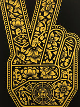 Load image into Gallery viewer, SHEPARD FAIREY &#39;Peace Fingers (Gun Violence)&#39; (2019) Screen Print