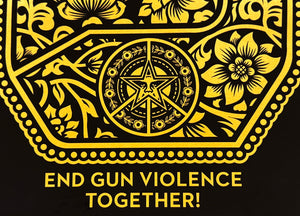 SHEPARD FAIREY 'Peace Fingers (Gun Violence)' (2019) Screen Print