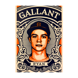 SHEPARD FAIREY x Plan B 'Ryan Gallant' (2005) Screen Print