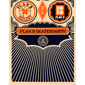 SHEPARD FAIREY x Plan B 'Ryan Gallant' (2005) Screen Print