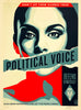 SHEPARD FAIREY 'Political Voice' (2023) Screen Print - Signari Gallery 