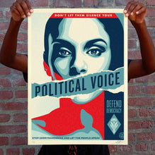 Load image into Gallery viewer, SHEPARD FAIREY &#39;Political Voice&#39; (2023) Screen Print - Signari Gallery 