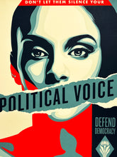 Load image into Gallery viewer, SHEPARD FAIREY &#39;Political Voice&#39; (2023) Screen Print - Signari Gallery 