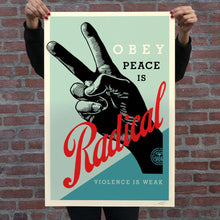 Load image into Gallery viewer, SHEPARD FAIREY &#39;Radical Peace&#39; Offset Lithograph - Signari Gallery 