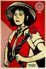 SHEPARD FAIREY 'Revolution Woman' (2005) Rare Screen Print