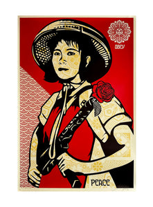 SHEPARD FAIREY 'Revolution Woman' (2005) Rare Screen Print