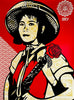 SHEPARD FAIREY 'Revolution Woman' (2005) Rare Screen Print