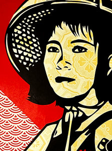 SHEPARD FAIREY 'Revolution Woman' (2005) Rare Screen Print