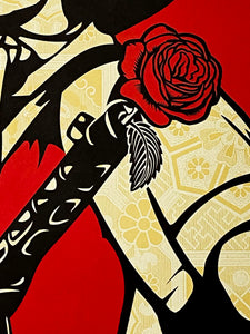 SHEPARD FAIREY 'Revolution Woman' (2005) Rare Screen Print