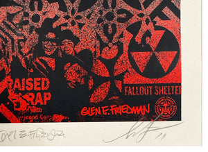 SHEPARD FAIREY 'Run-DMC: Raising Hell' (2019) Screen Print (red) - Signari Gallery 