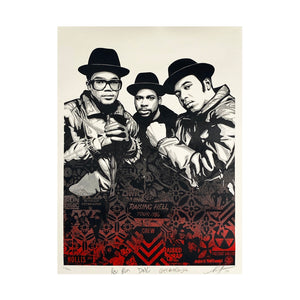 SHEPARD FAIREY 'Run-DMC: Raising Hell' (2019) Screen Print (red) - Signari Gallery 