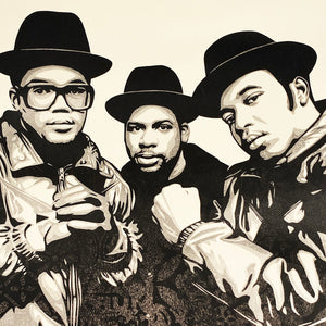 SHEPARD FAIREY 'Run-DMC: Raising Hell' (2019) Screen Print (red) - Signari Gallery 