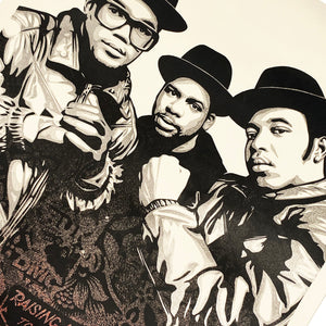 SHEPARD FAIREY 'Run-DMC: Raising Hell' (2019) Screen Print (red) - Signari Gallery 