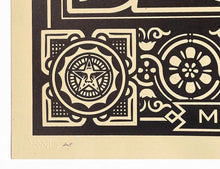 Load image into Gallery viewer, SHEPARD FAIREY &#39;SSI: Mea Culpa&#39; (black) Screen Print - Signari Gallery 