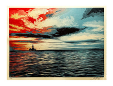 Load image into Gallery viewer, SHEPARD FAIREY &#39;Sunset as the Fall Approaches&#39; Screen Print - Signari Gallery 