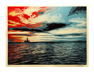 SHEPARD FAIREY 'Sunset as the Fall Approaches' Screen Print - Signari Gallery 