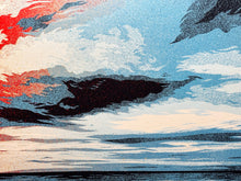 Load image into Gallery viewer, SHEPARD FAIREY &#39;Sunset as the Fall Approaches&#39; Screen Print - Signari Gallery 