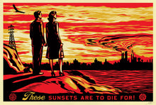 Load image into Gallery viewer, SHEPARD FAIREY 'These Sunsets Are To Die For' (2025) Offset Lithograph Print