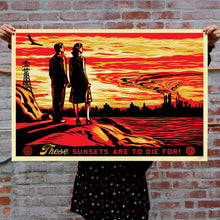 Load image into Gallery viewer, SHEPARD FAIREY 'These Sunsets Are To Die For' (2025) Offset Lithograph Print