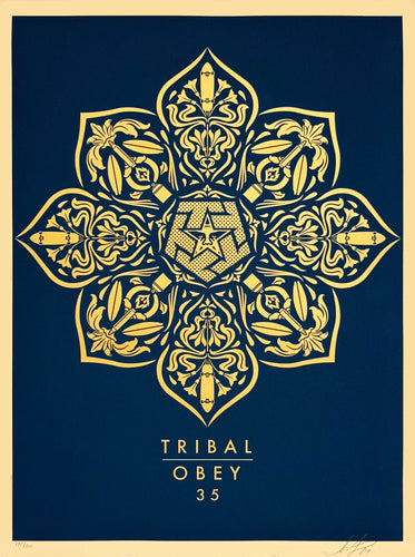 SHEPARD FAIREY 'Tribal Anniversary' (2024) Screen Print