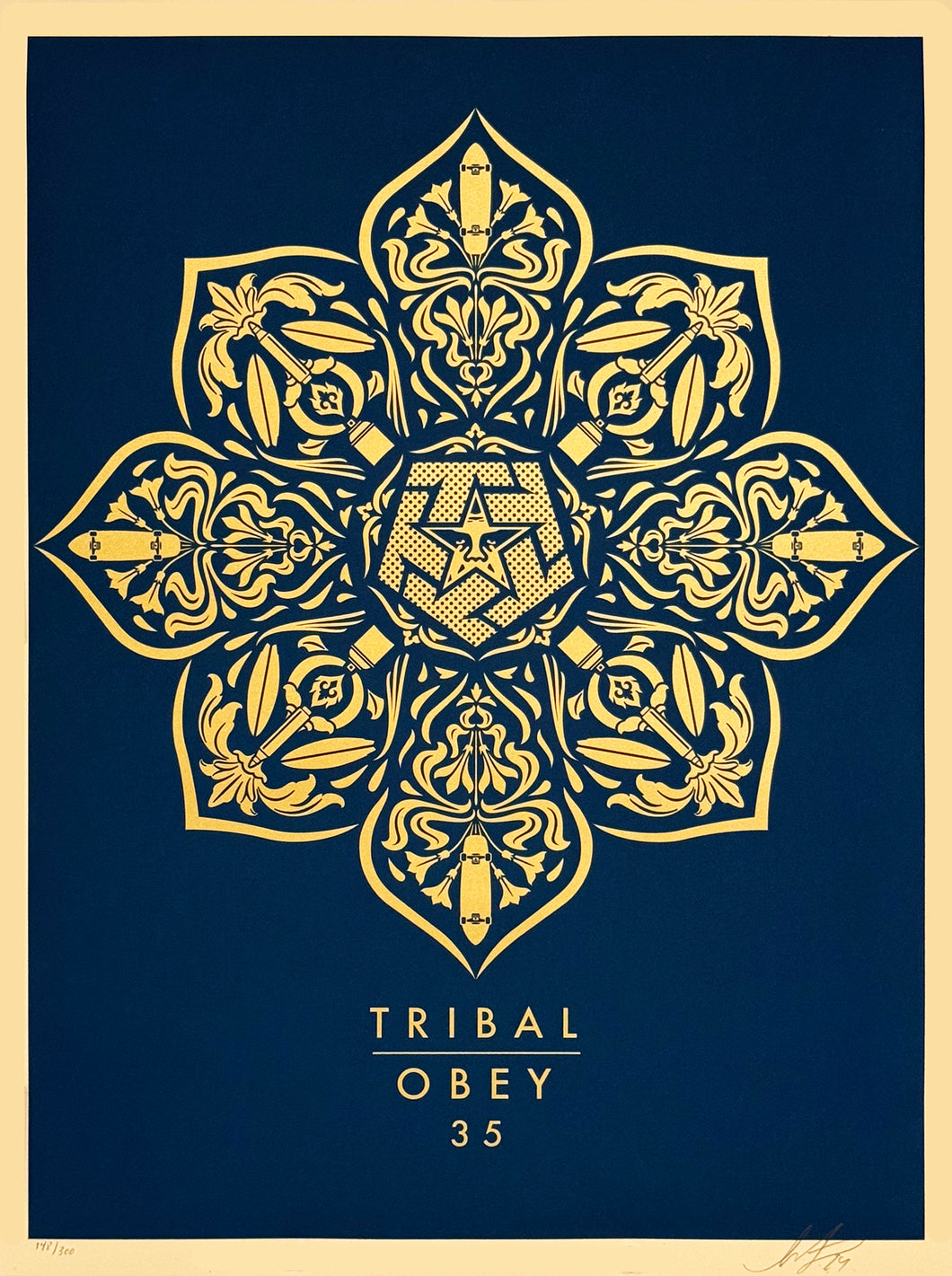 SHEPARD FAIREY 'Tribal Anniversary' (2024) Screen Print